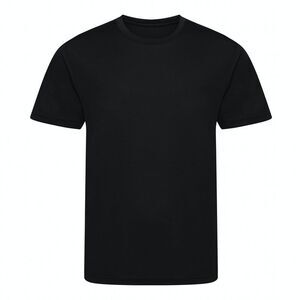 Awdis Childrens/Kids Cool Recycled T-Shirt / Jet Black